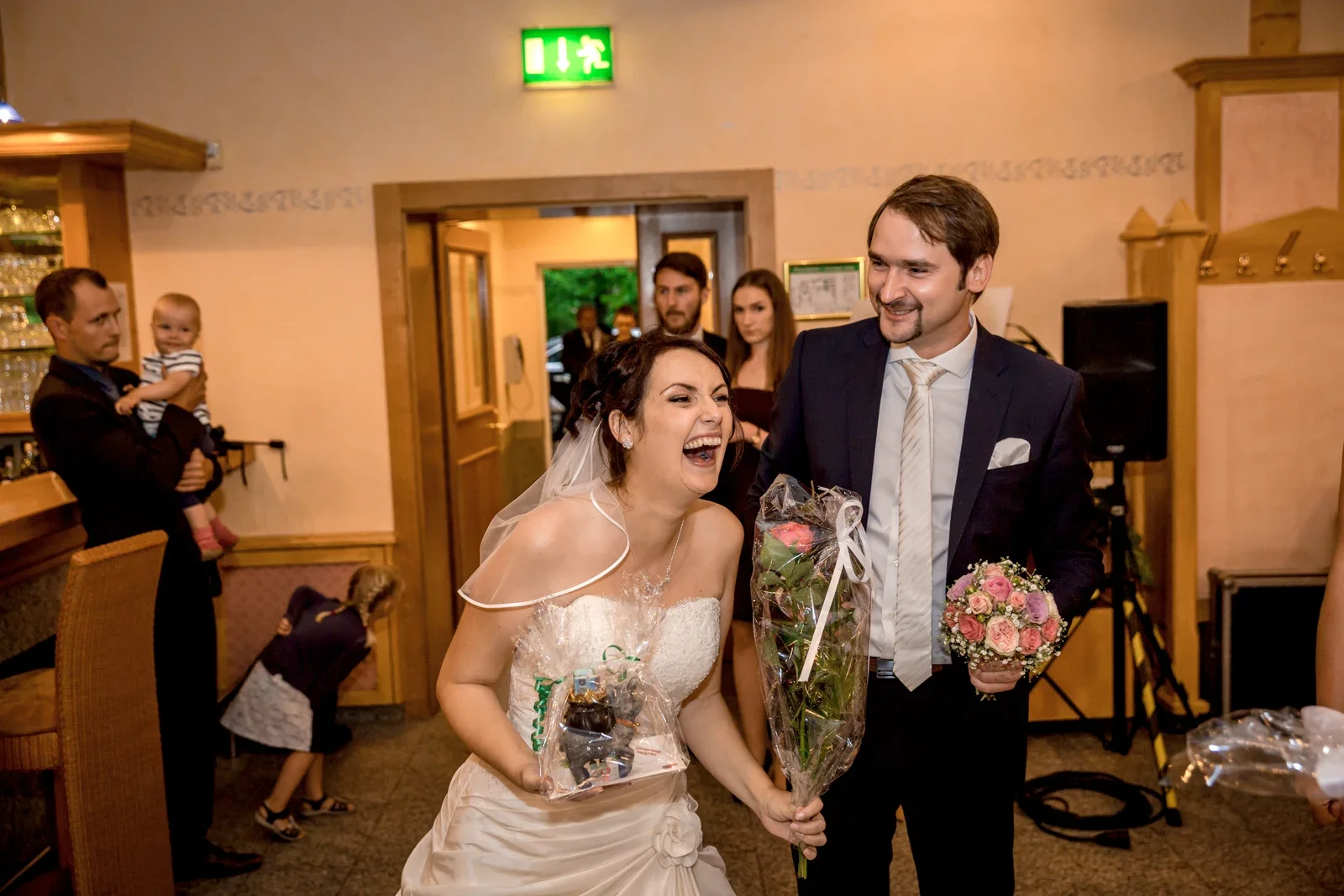 Ankunft zur Hochzeitsfeier – Hochzeit von Sabine und Robert auf der Wartburg und in Gotha