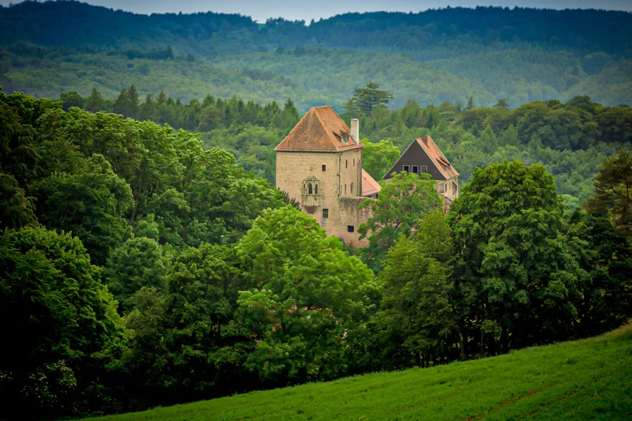 Mittelalterhochzeit auf der Tannenburg – Jakob und Liane – Aufnahme 1 von Delf Zeh