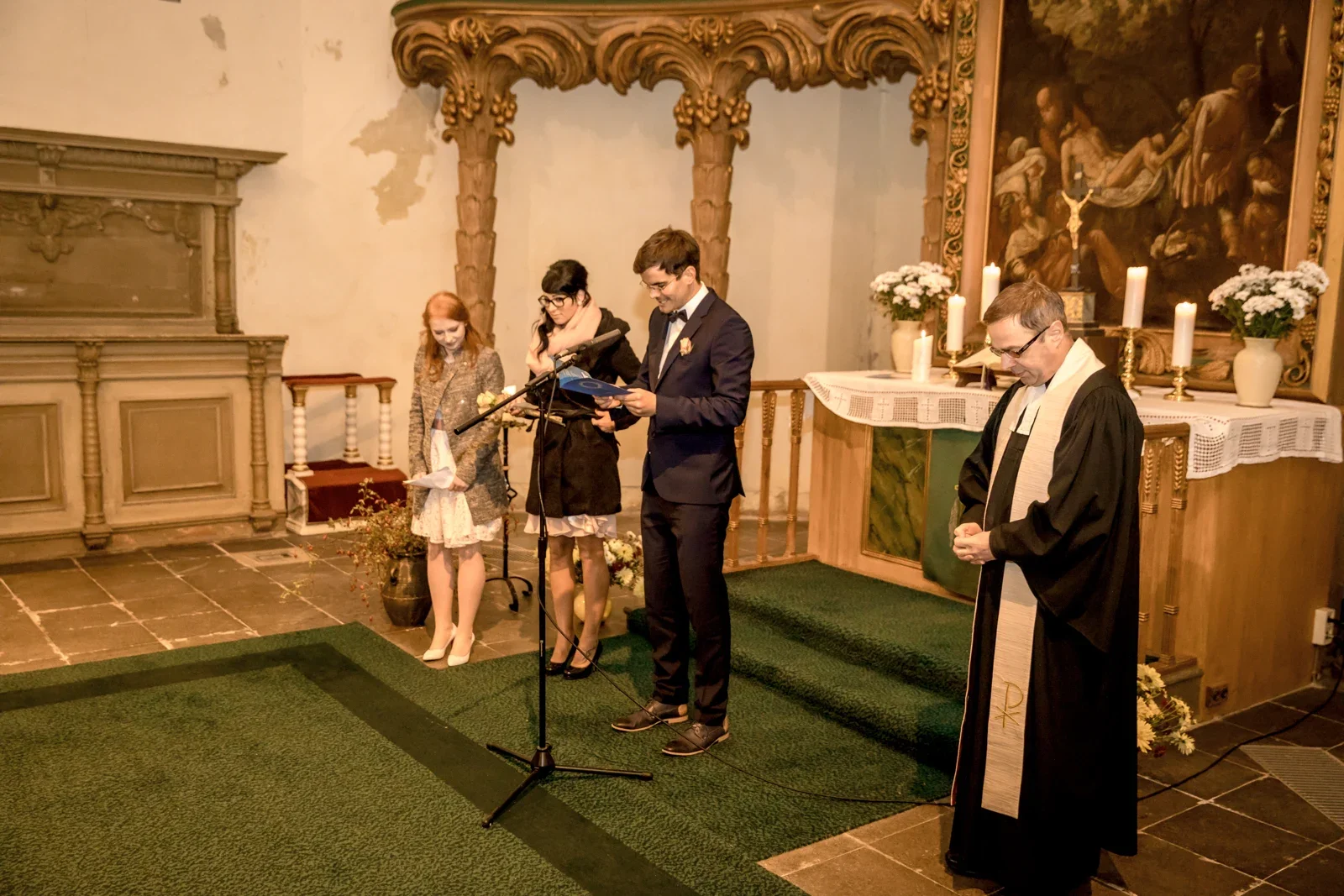 Ein persönlicher Beitrag im Gottesdienst – Novemberhochzeit von Johannes und Maria in Sondershausen