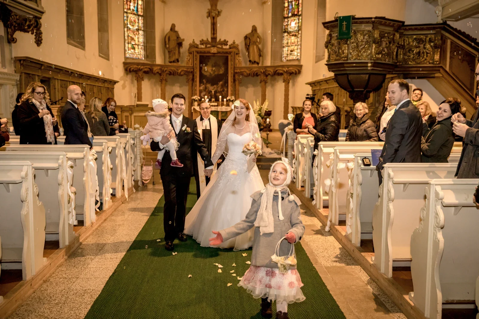 Auszug aus St. Trinitatis – Novemberhochzeit von Johannes und Maria in Sondershausen