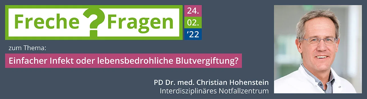 Podcast mit PD Dr. med. Christian Hohenstein – Infekt oder Sepsis? – Aufnahme 1 von Delf Zeh