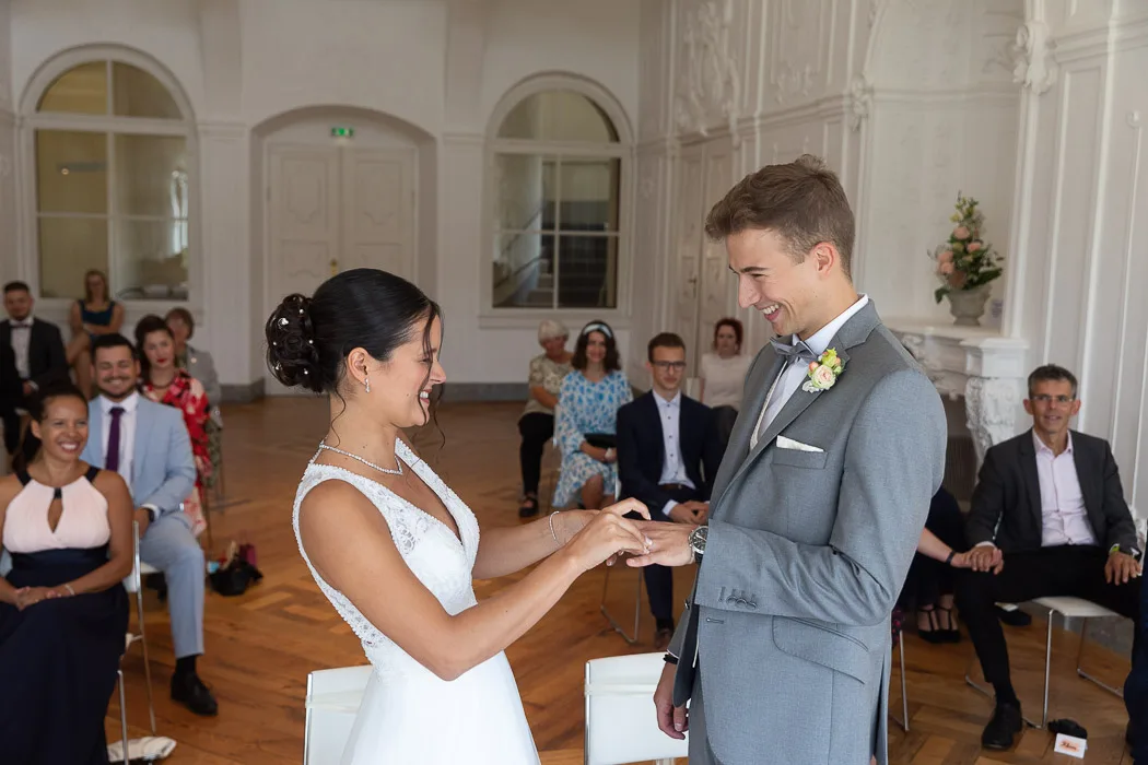 Standesamtliche Hochzeit auf Schloss Ettersburg – Thais und Felix – Aufnahme 10 von Delf Zeh