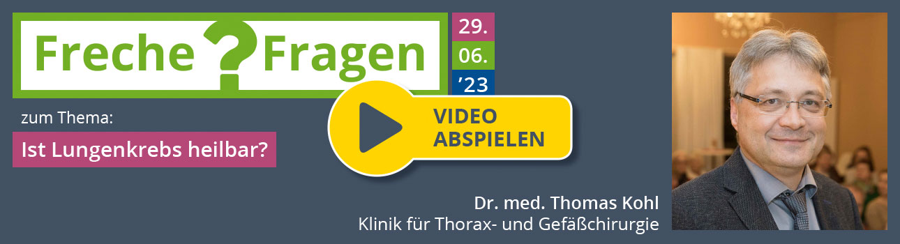 Livestream mit Dr. Kohl zum Thema ist Lungenkrebs heilbar